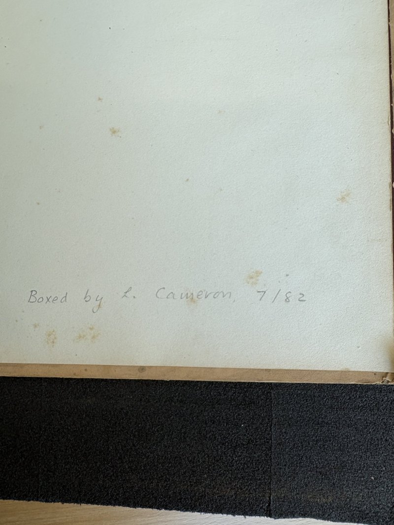 C061 July 1982 note by L. Cameron