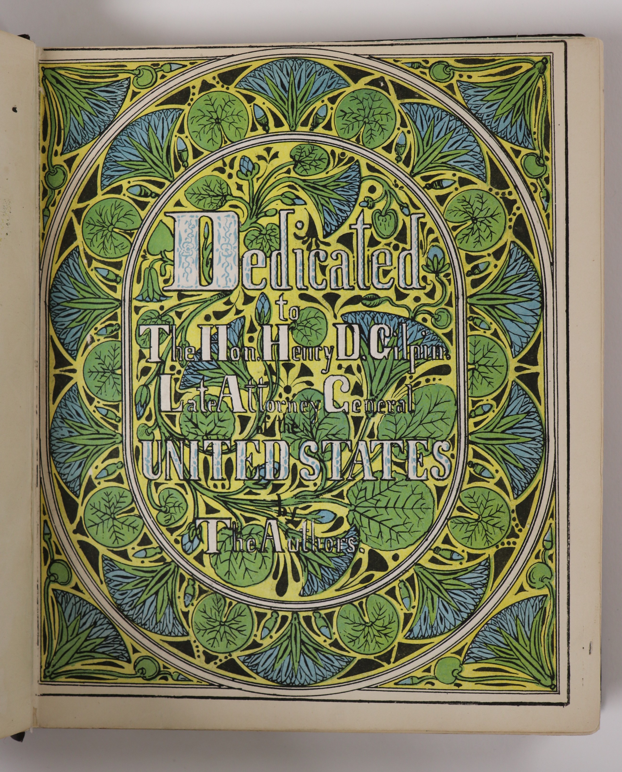 C086 illuminated dedication to Henry D. Gilpin