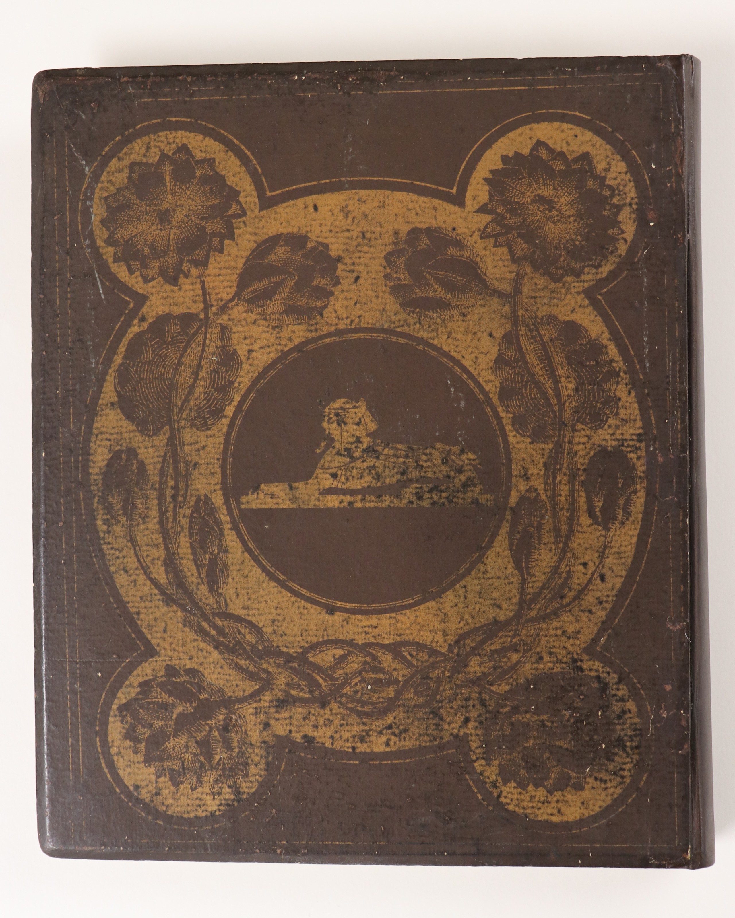 C086 original decorated brown rear board