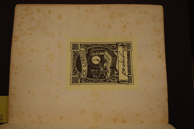 C051 George F. Wiedman bookplate