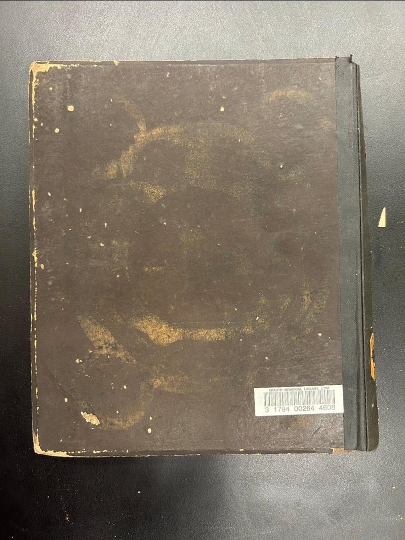 C053 heavily rubbed original brown publisher-issued rear board