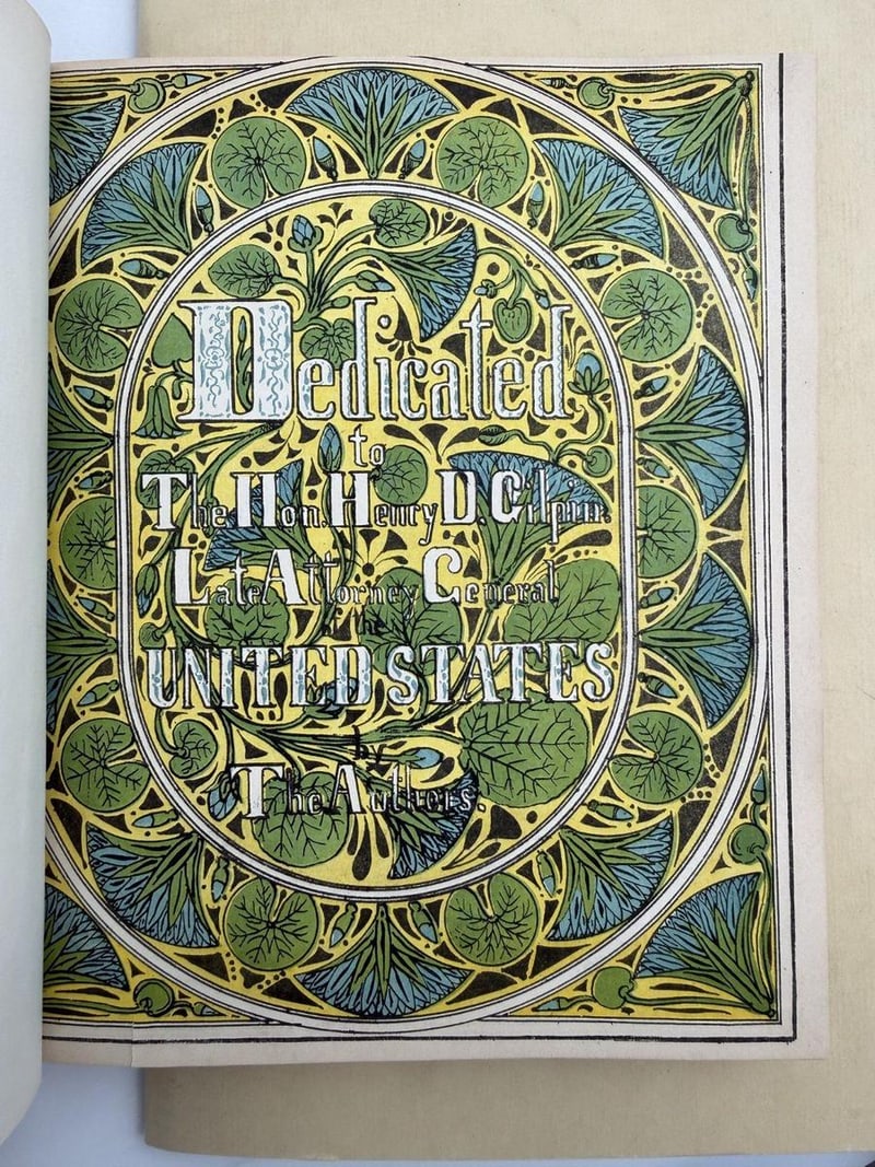 C068 illuminated dedication leaf to Henry D. Gilpin