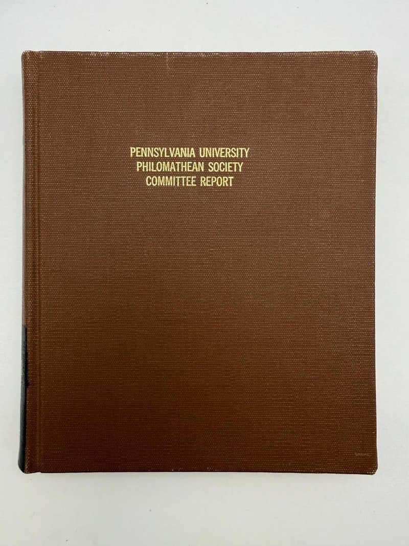 C068 later full brown buckram Texas Tech institutional front cover