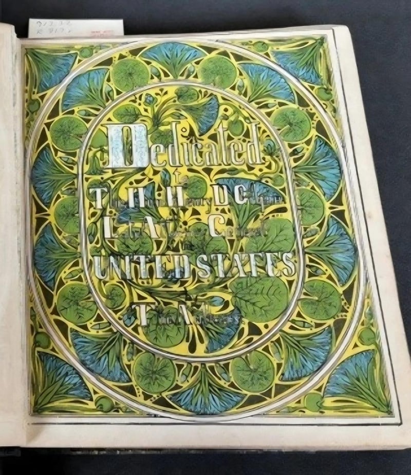 C071 illuminated dedication leaf