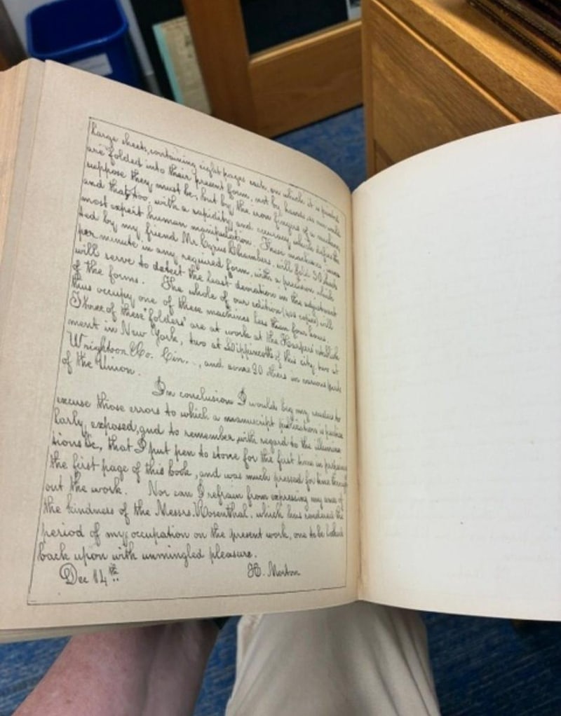 C075 facsimile final page ending Dec 14th, H. Morton