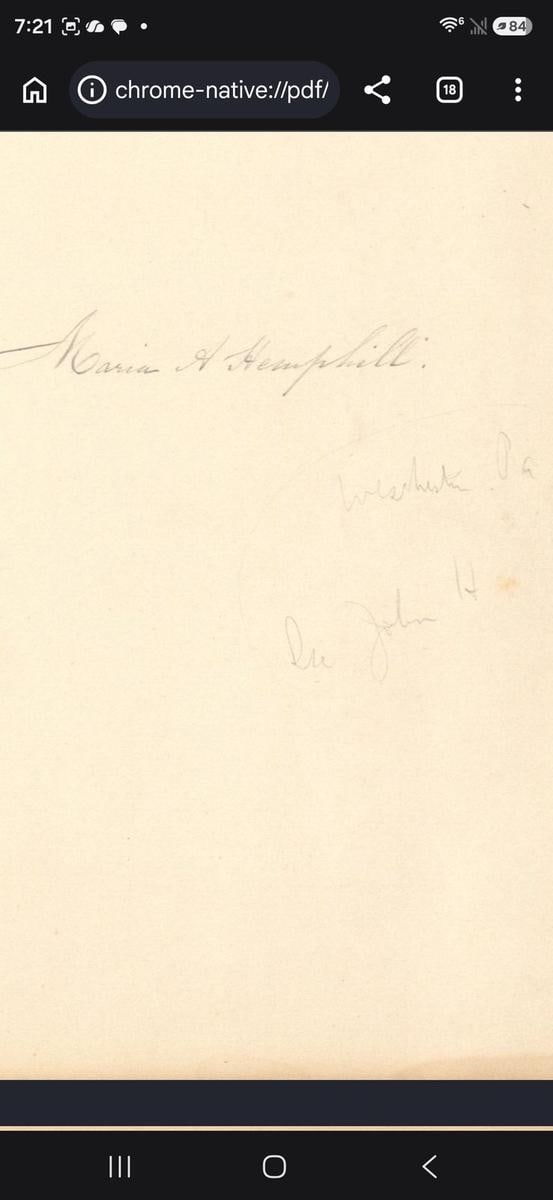 C078 Maria A. Hemphill ownership inscription