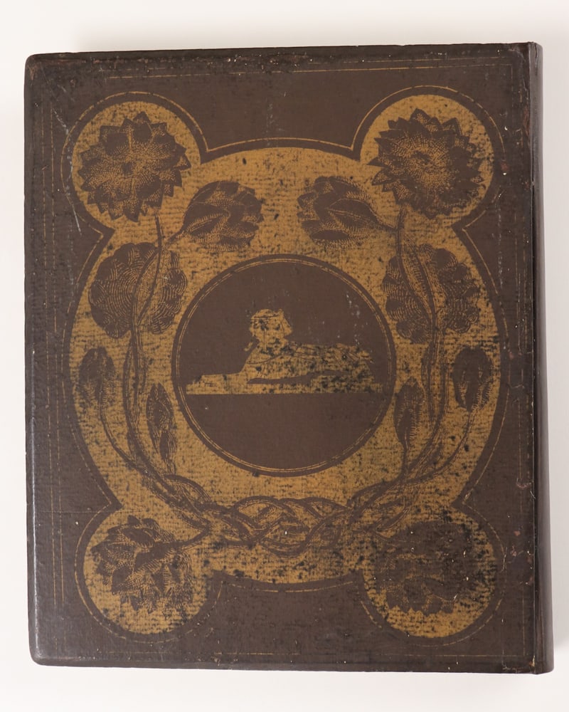 C086 original decorated brown rear board