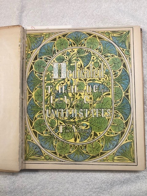 C092: Botanical dedication to the Hon. Henry D. Gilpin