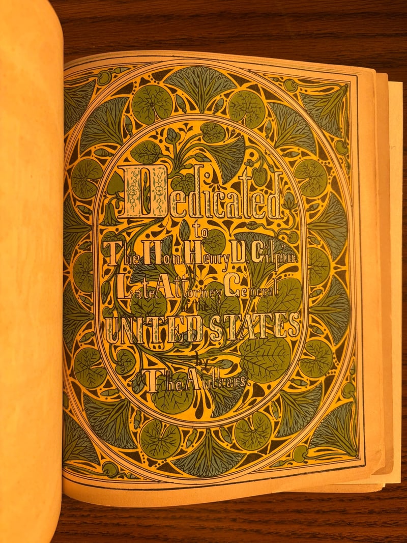 C093: Botanical dedication to the Hon. Henry D. Gilpin
