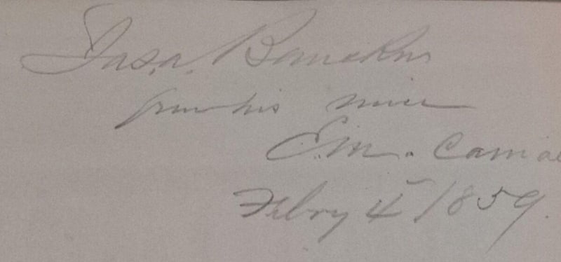 C015 1859 birthday-gift inscription