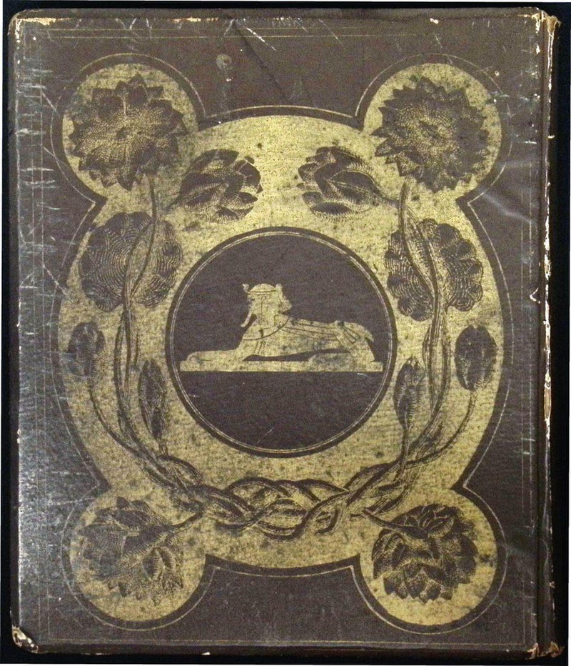 C057 Rear board with sphinx medallion