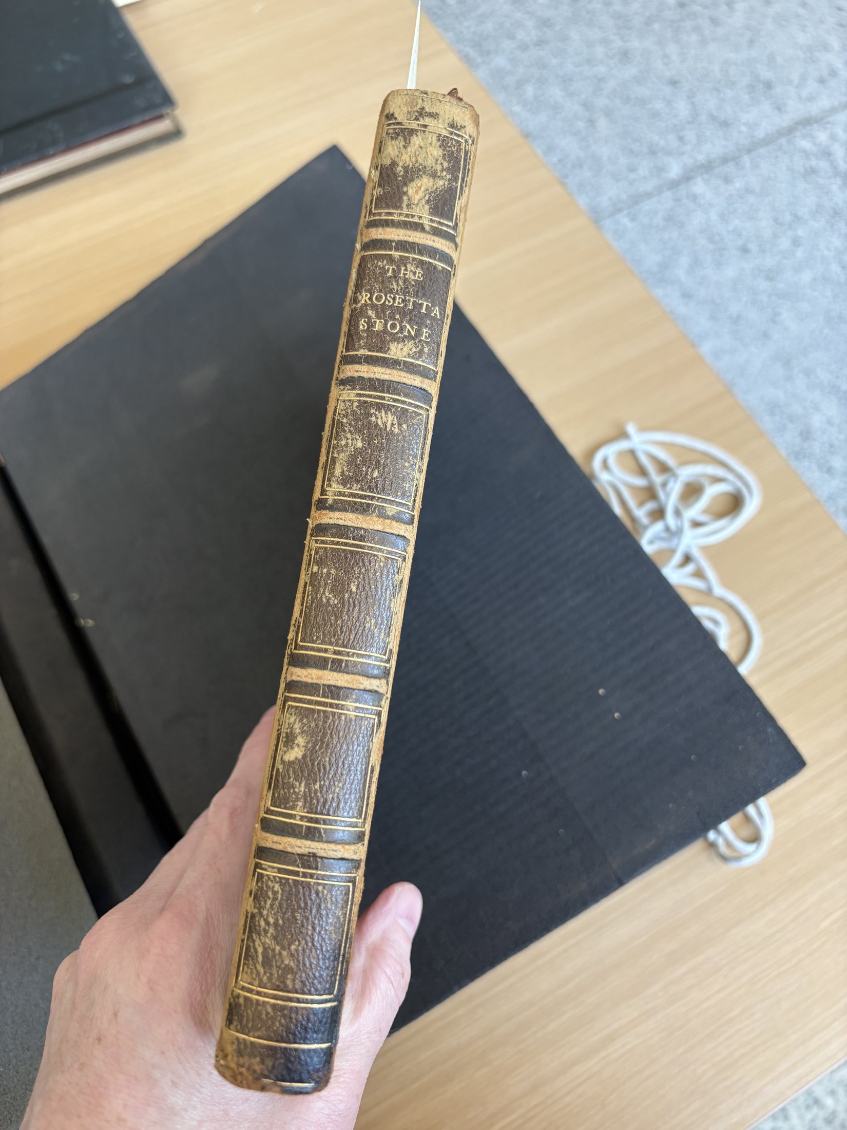 C062 gilt decorated leather spine