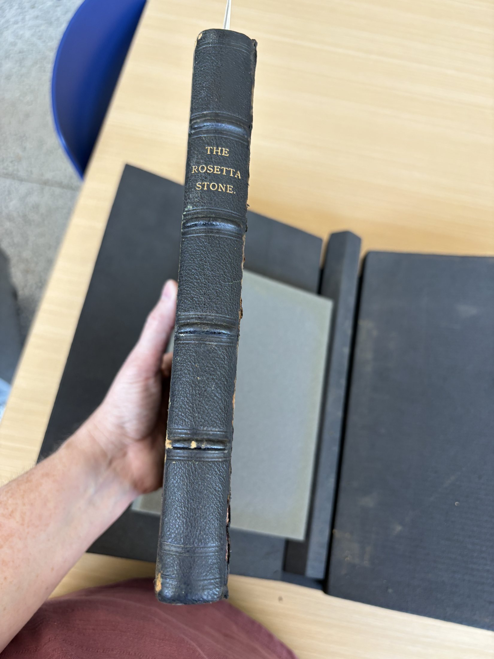 C063 spine lettered The Rosetta Stone